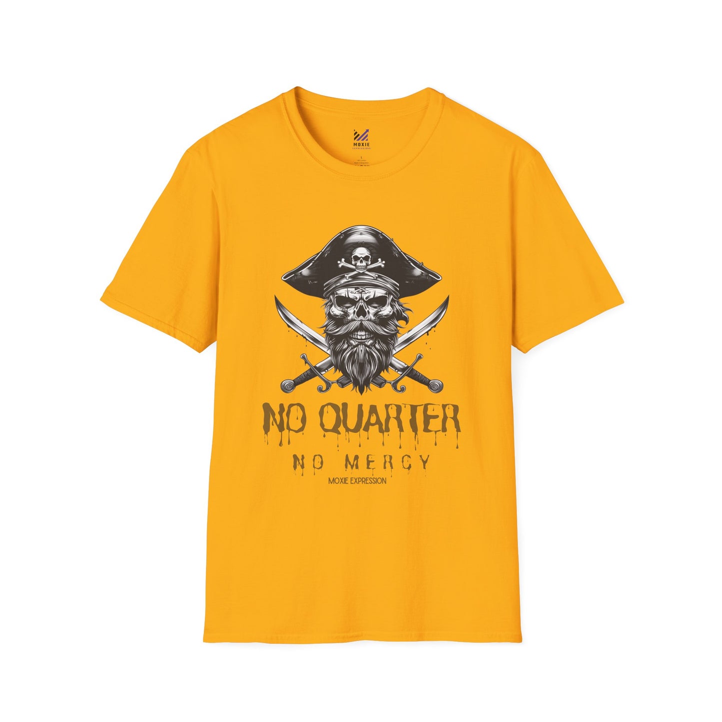 Blackbeard Pirate 'No Quarter, No Mercy' Crewneck Tee