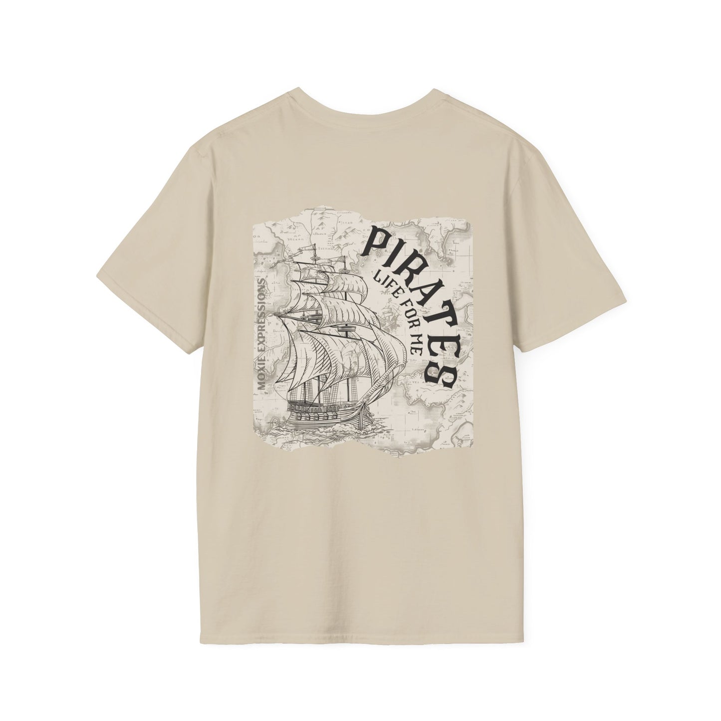 Blackbeard Pirate 'No Quarter, No Mercy' Crewneck Tee