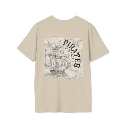 Blackbeard Pirate 'No Quarter, No Mercy' Crewneck Tee