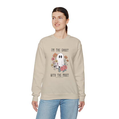 Ghost with the Most Unisex Crewneck Sweatshirt