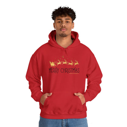 Santa's Sleigh Unisex Heavy Blend™ Hooded Sweatshirt