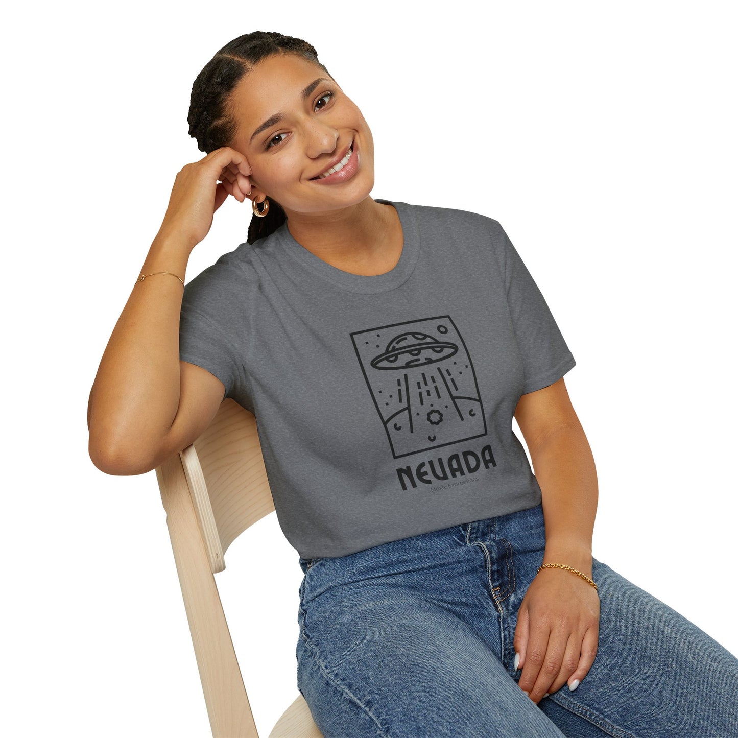 Nevada Alien Encounter Unisex Softstyle Crewneck T-Shirt
