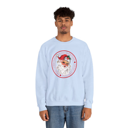 Jolly Santa Unisex Heavy Blend™ Crewneck Sweatshirt