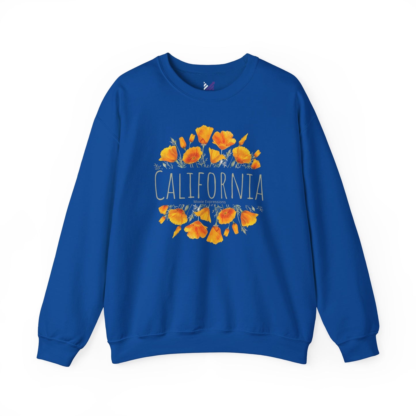 Golden Bloom Unisex Crewneck Sweatshirt