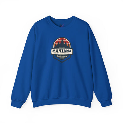Montana Big Sky "Explore More" Unisex Crewneck Sweatshirt