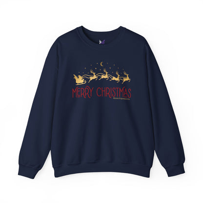 Santa's Sleigh Unisex Heavy Blend™ Crewneck Sweatshirt