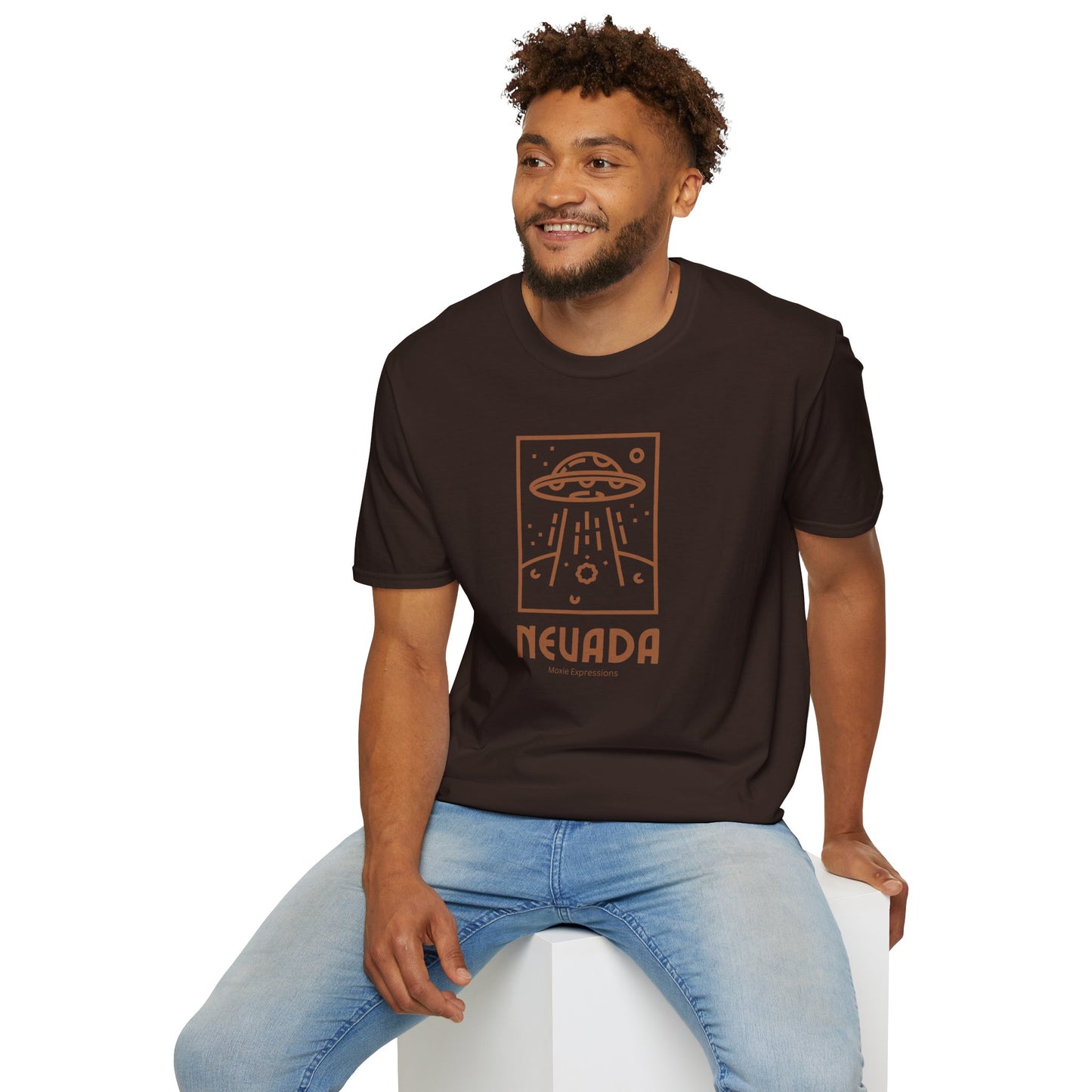 Nevada Alien Encounter Unisex Softstyle Crewneck T-Shirt