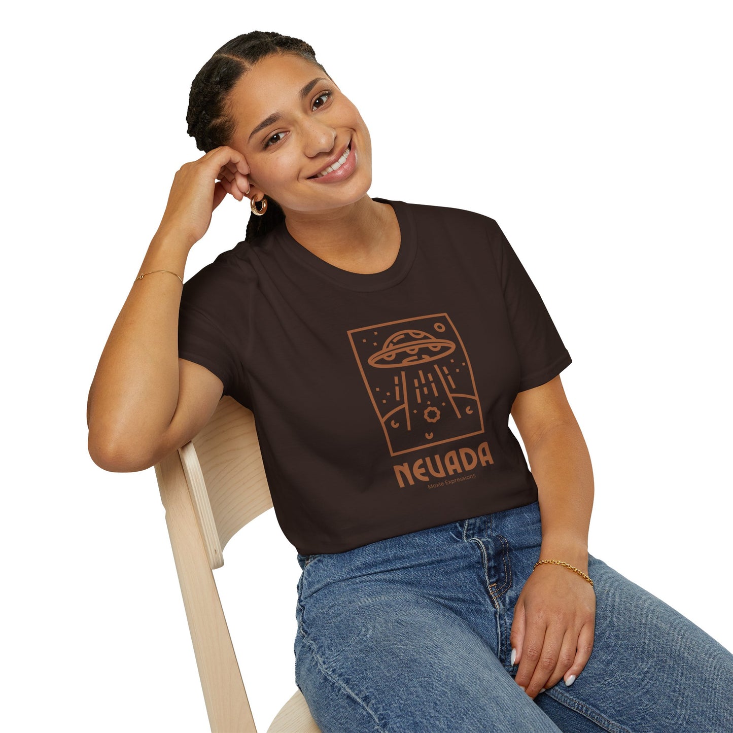 Nevada Alien Encounter Unisex Softstyle Crewneck T-Shirt