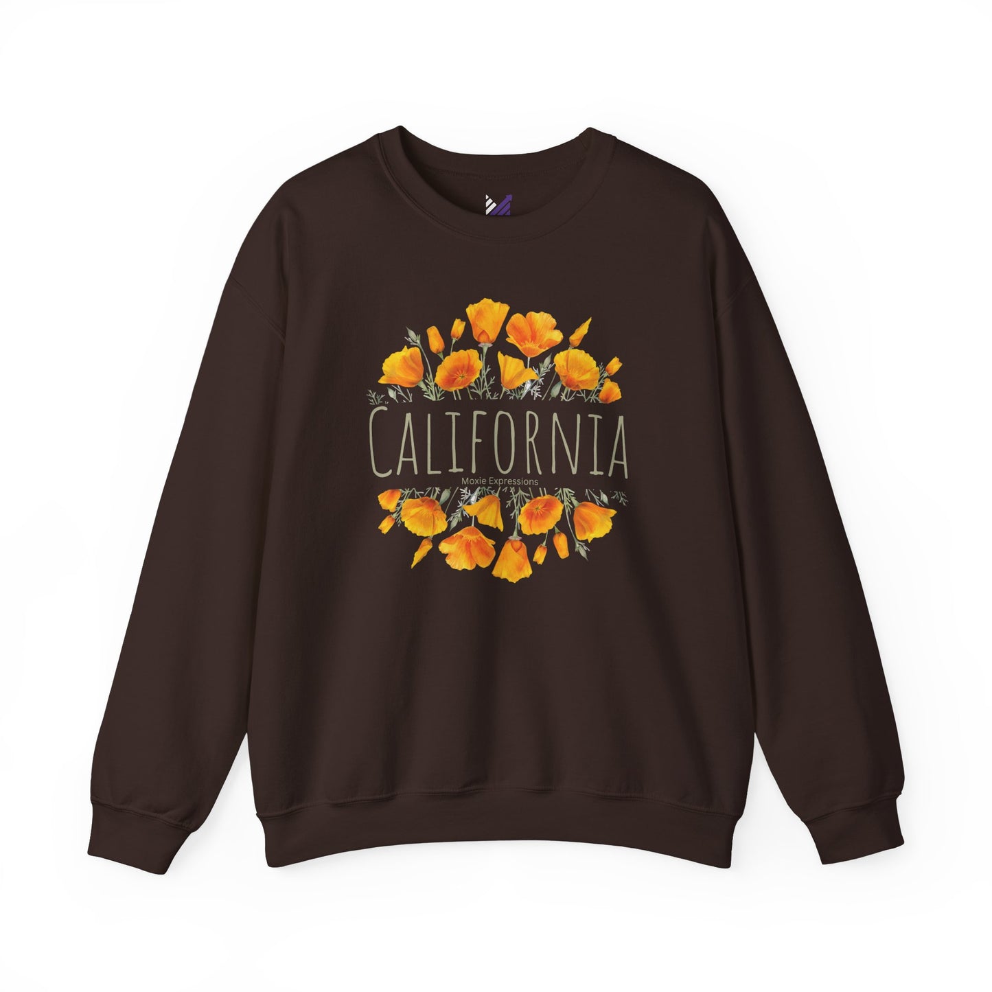 Golden Bloom Unisex Crewneck Sweatshirt