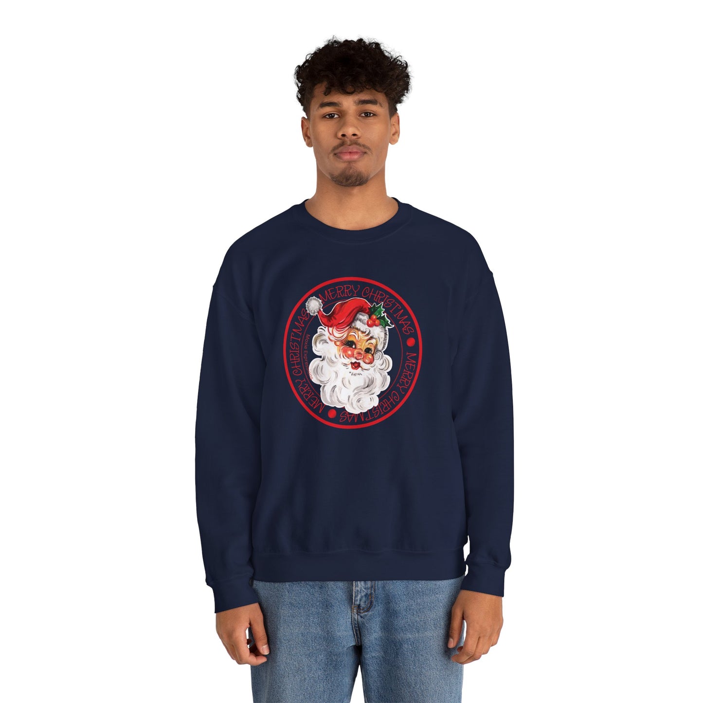 Jolly Santa Unisex Heavy Blend™ Crewneck Sweatshirt