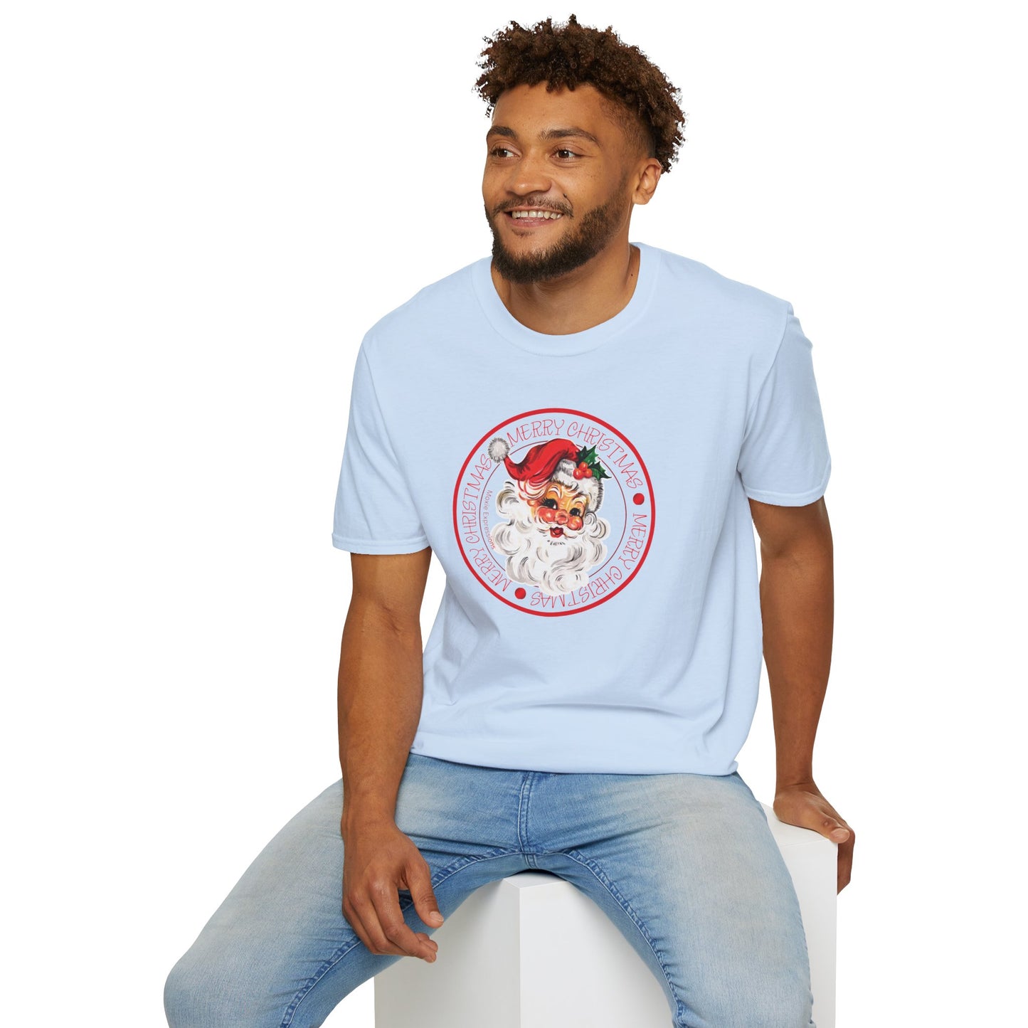 Jolly Santa Unisex Softstyle T-Shirt