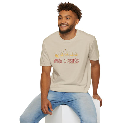 Santa's Sleigh Unisex Softstyle T-Shirt