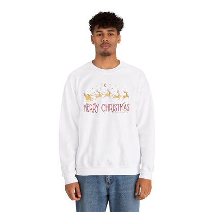 Santa's Sleigh Unisex Heavy Blend™ Crewneck Sweatshirt