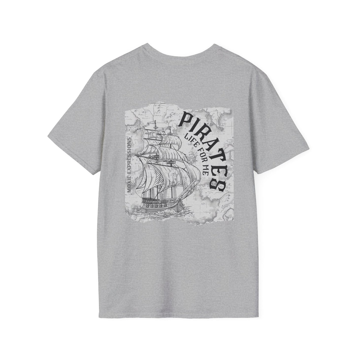 Blackbeard Pirate 'No Quarter, No Mercy' Crewneck Tee