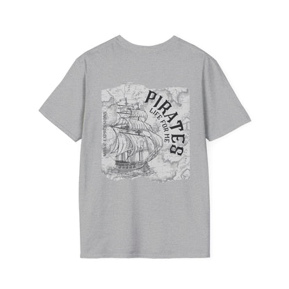 Blackbeard Pirate 'No Quarter, No Mercy' Crewneck Tee