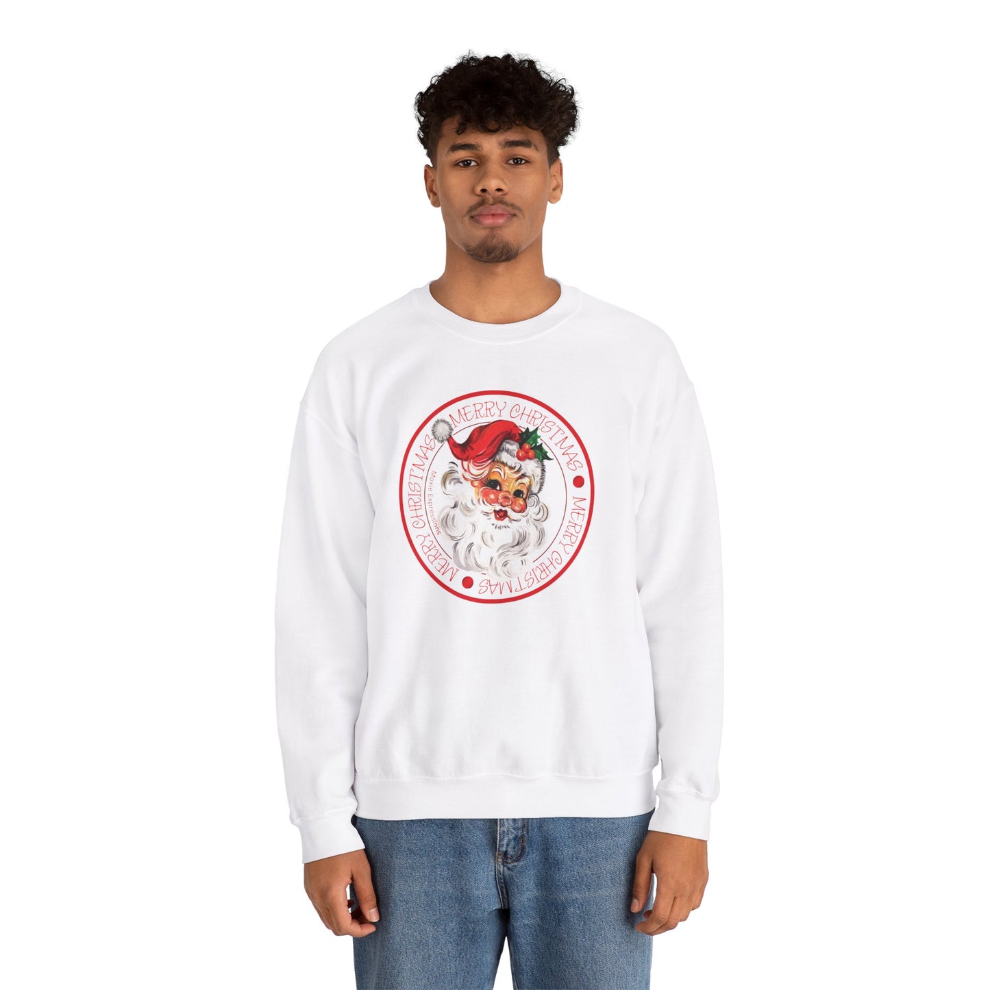 Jolly Santa Unisex Heavy Blend™ Crewneck Sweatshirt