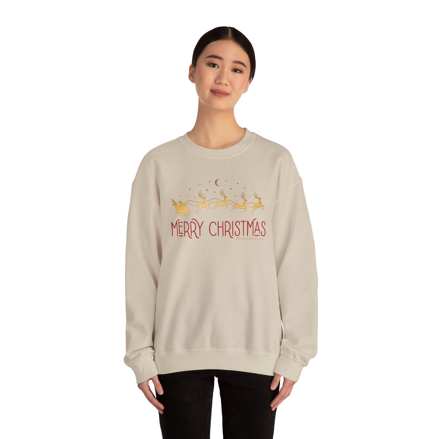 Santa's Sleigh Unisex Heavy Blend™ Crewneck Sweatshirt