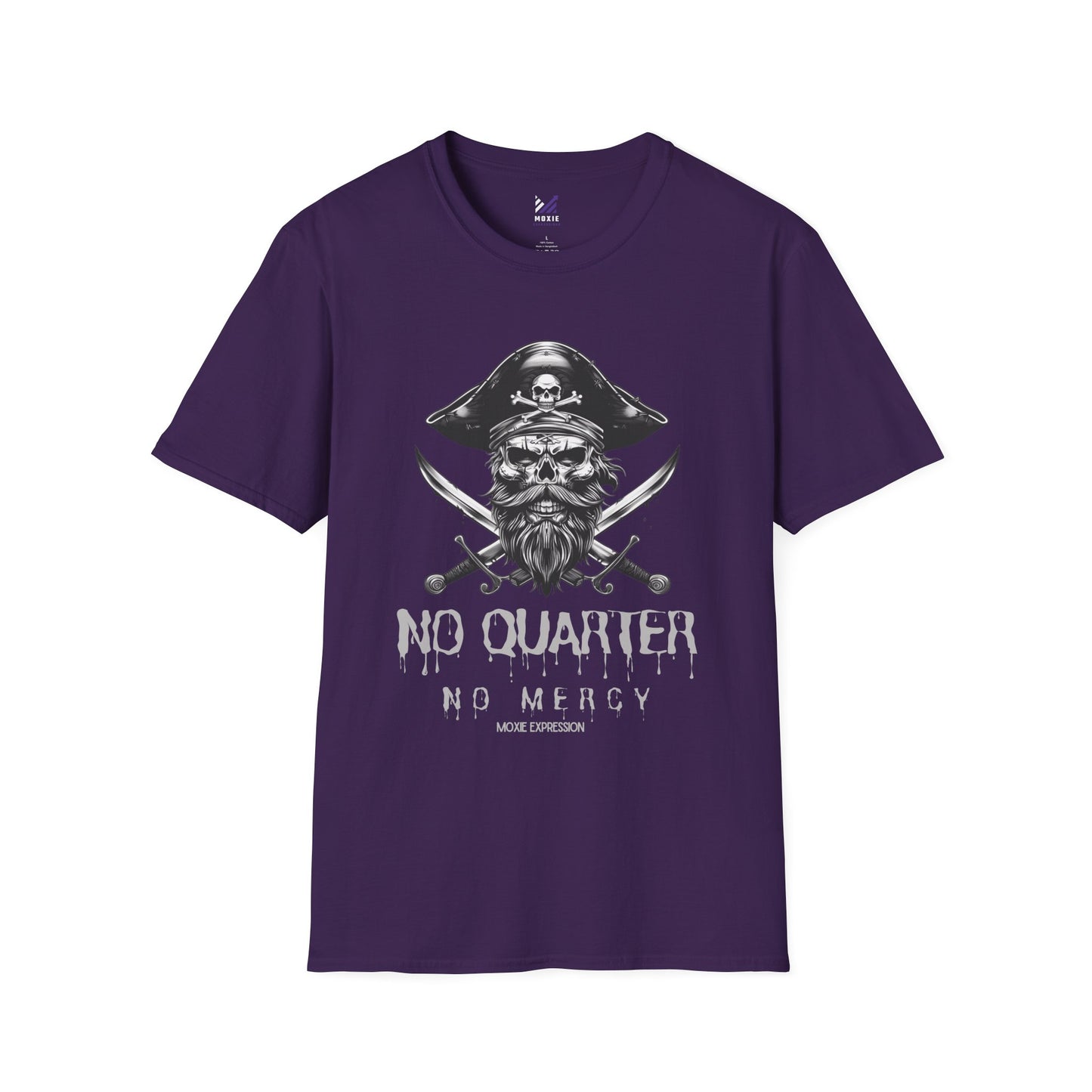 Blackbeard Pirate 'No Quarter, No Mercy' Crewneck Tee