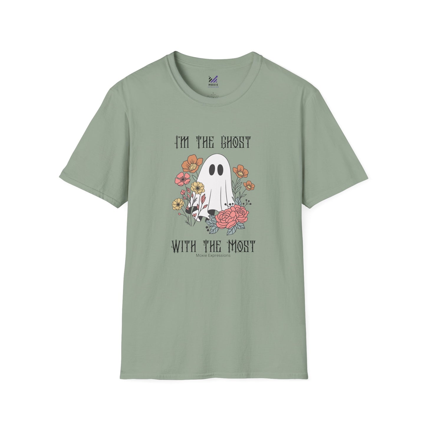 Ghost with the Most Unisex Softstyle Crewneck T-Shirt