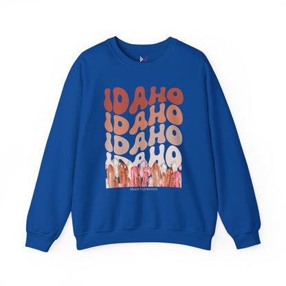 Idaho Gemstone Fusion Unisex Crewneck Sweatshirt