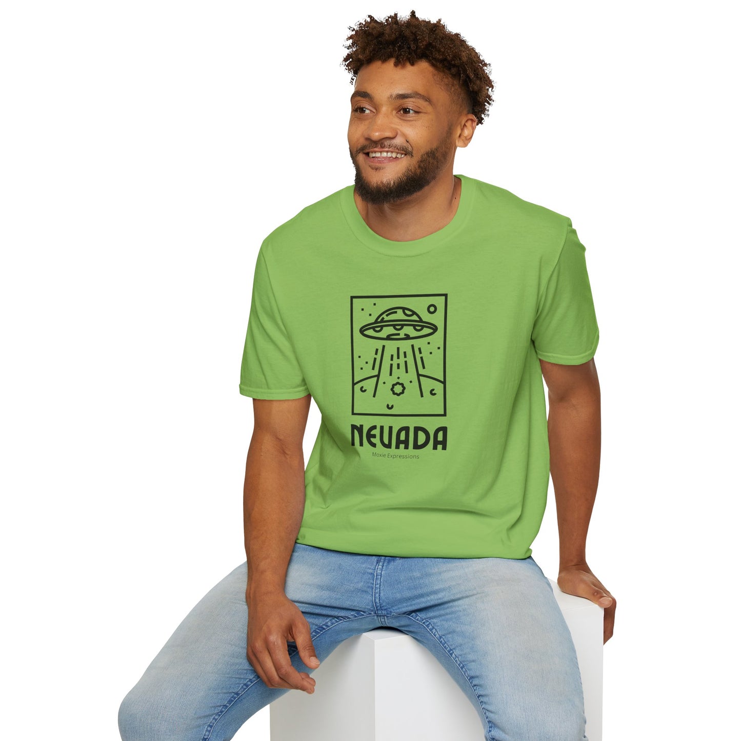 Nevada Alien Encounter Unisex Softstyle Crewneck T-Shirt