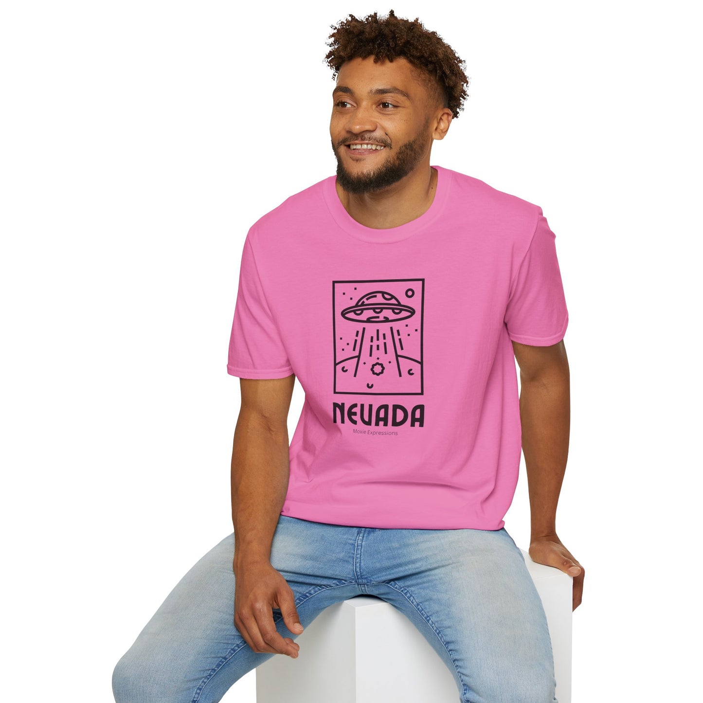 Nevada Alien Encounter Unisex Softstyle Crewneck T-Shirt