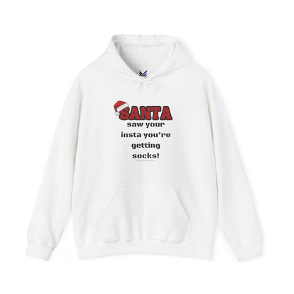 Christmas Socks Unisex Heavy Blend™ Hooded Sweatshirt