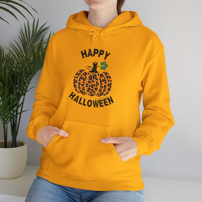 Cheetah Chic Pumpkin Patch Unisex Hooded Sweatshirt