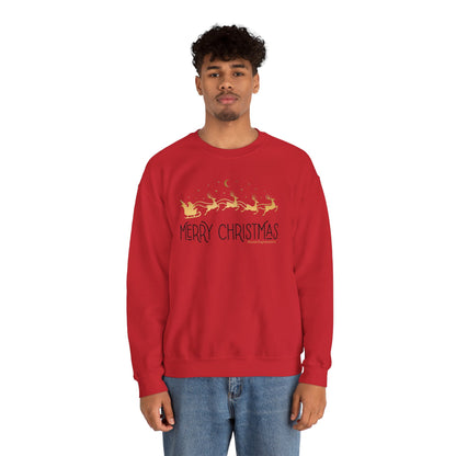 Santa's Sleigh Unisex Heavy Blend™ Crewneck Sweatshirt