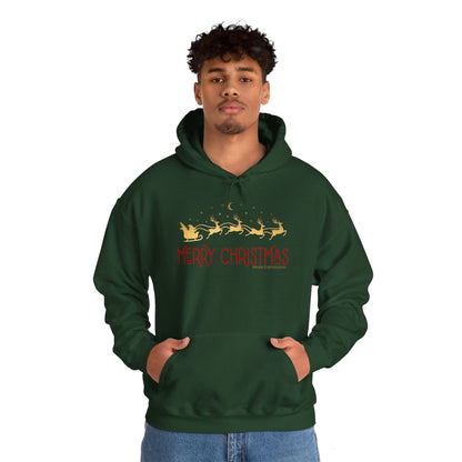 Santa's Sleigh Unisex Heavy Blend™ Hooded Sweatshirt