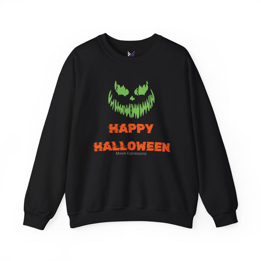 Spooky Jack o Lantern Unisex Crewneck Sweatshirt