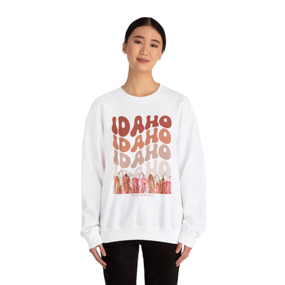 Idaho Gemstone Fusion Unisex Crewneck Sweatshirt