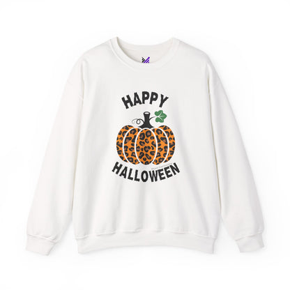 Cheetah Chic Pumpkin Patch Unisex Crewneck Sweatshirt