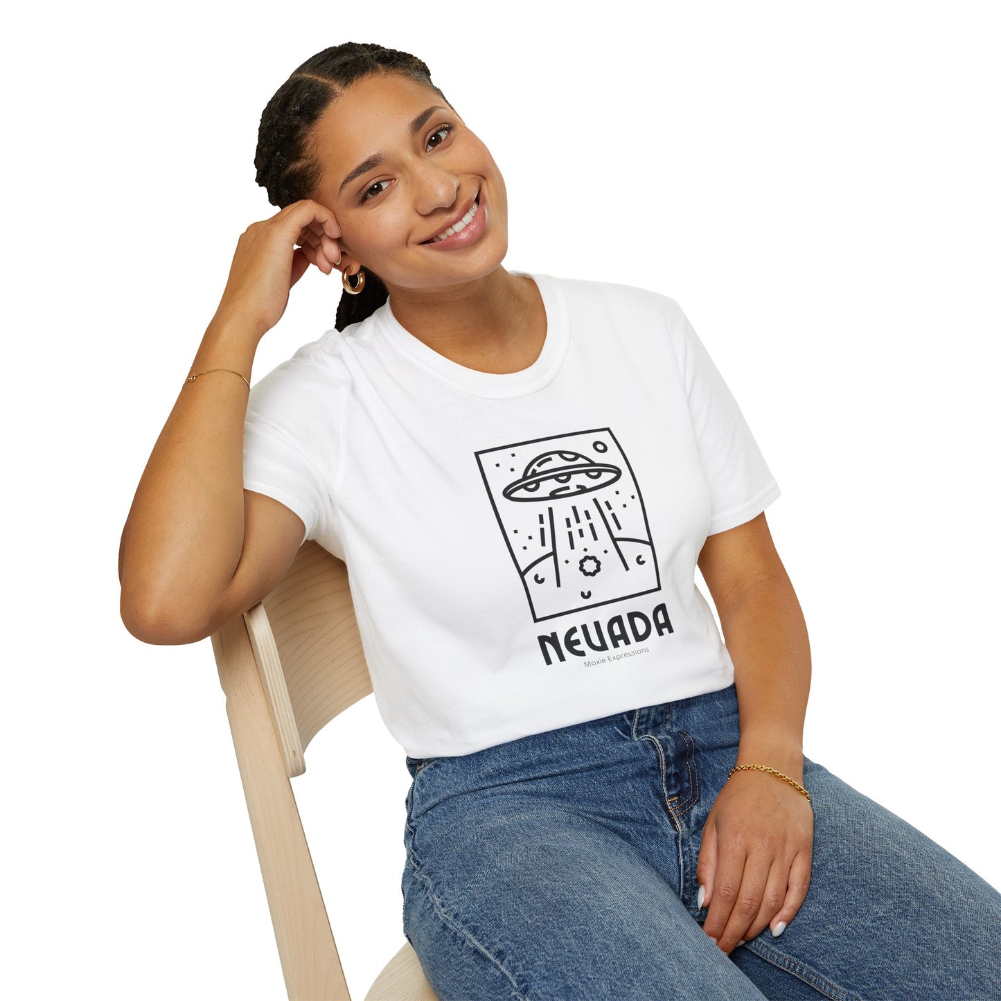 Nevada Alien Encounter Unisex Softstyle Crewneck T-Shirt