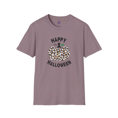 Cheetah Chic Pumpkin Patch Unisex Softstyle Crewneck T-Shirt