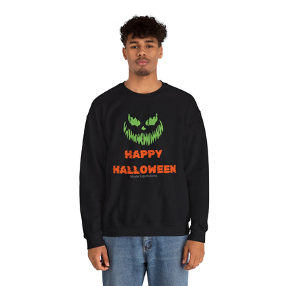 Spooky Jack o Lantern Unisex Crewneck Sweatshirt