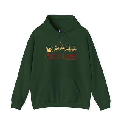 Santa's Sleigh Unisex Heavy Blend™ Hooded Sweatshirt