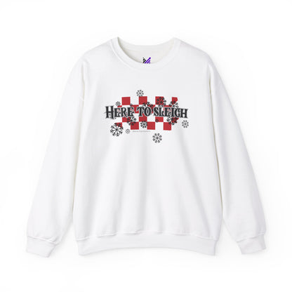 Sleigh Snowflake Unisex Heavy Blend™ Crewneck Sweatshirt