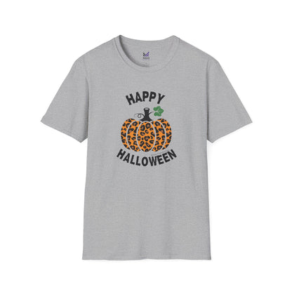 Cheetah Chic Pumpkin Patch Unisex Softstyle Crewneck T-Shirt