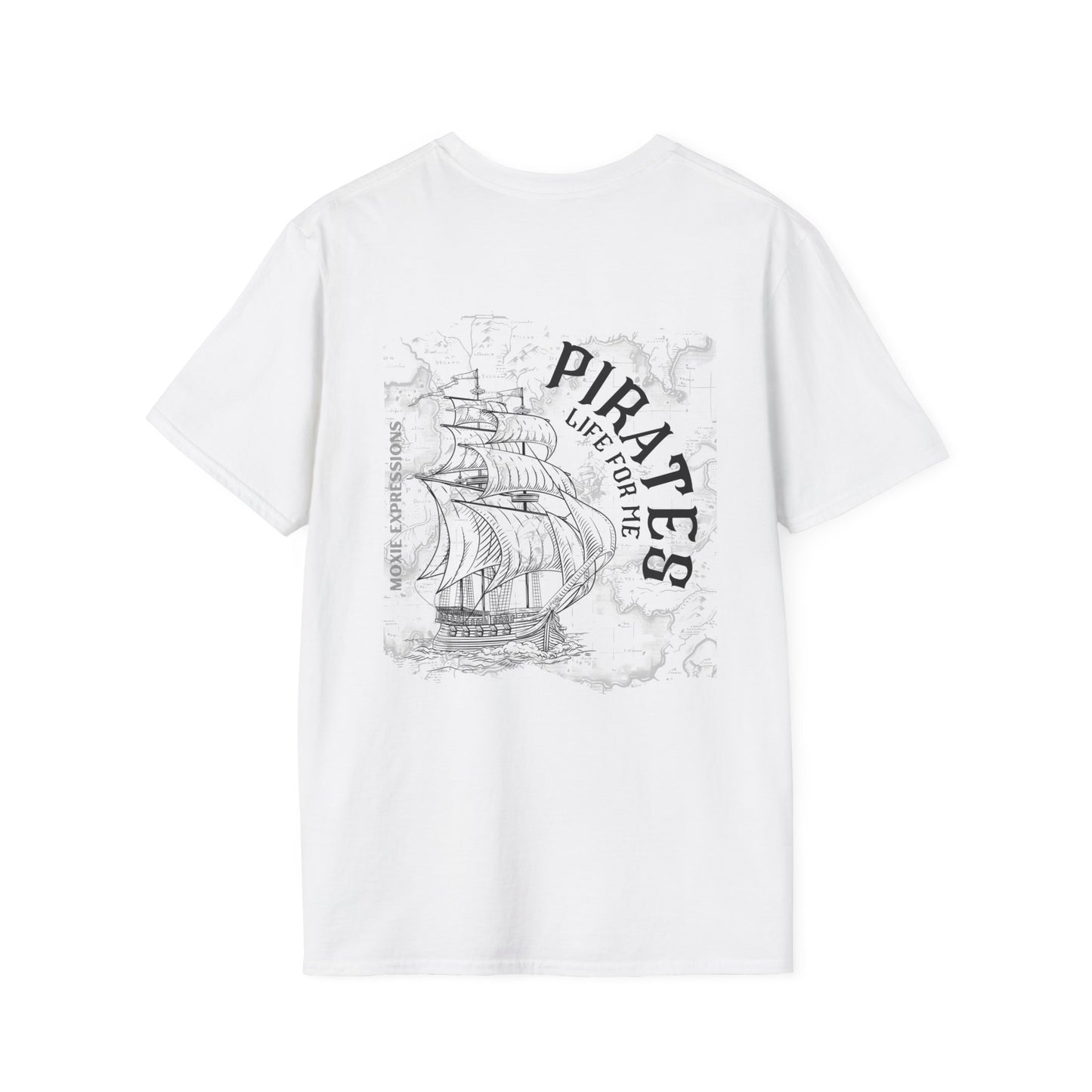 Blackbeard Pirate 'No Quarter, No Mercy' Crewneck Tee