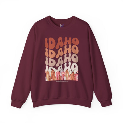 Idaho Gemstone Fusion Unisex Crewneck Sweatshirt