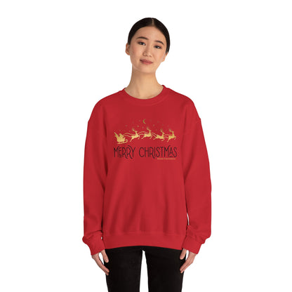 Santa's Sleigh Unisex Heavy Blend™ Crewneck Sweatshirt