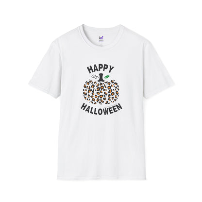 Cheetah Chic Pumpkin Patch Unisex Softstyle Crewneck T-Shirt