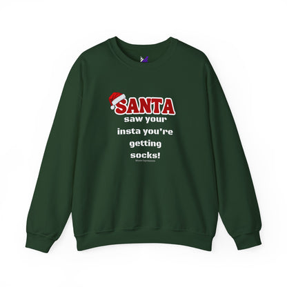 Christmas Socks Unisex Heavy Blend™ Crewneck Sweatshirt