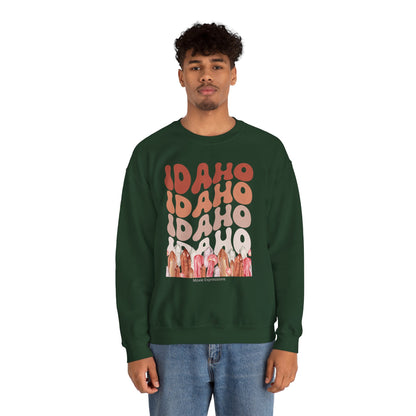 Idaho Gemstone Fusion Unisex Crewneck Sweatshirt