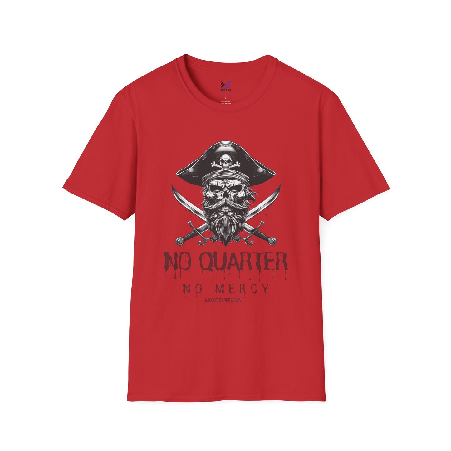 Blackbeard Pirate 'No Quarter, No Mercy' Crewneck Tee