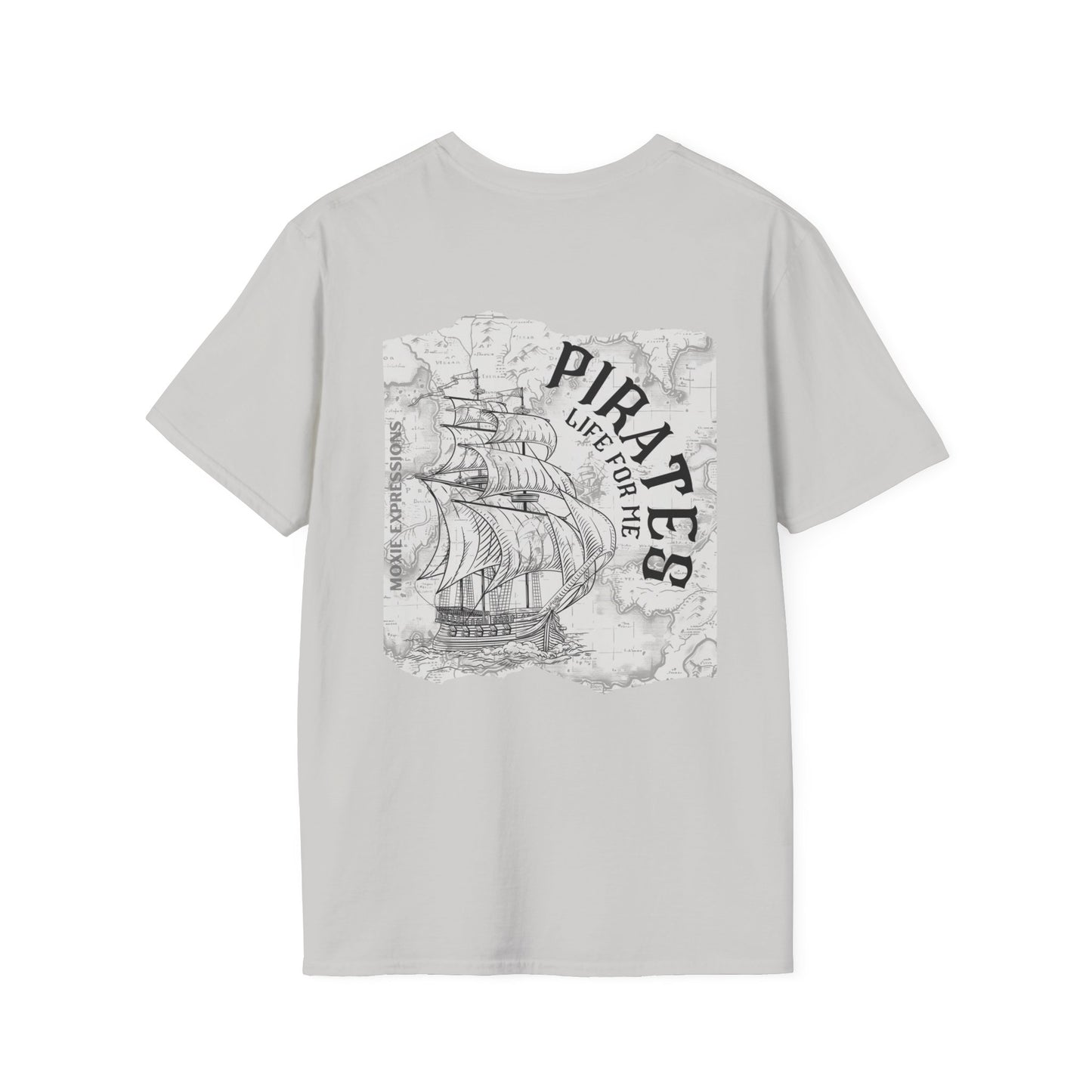Blackbeard Pirate 'No Quarter, No Mercy' Crewneck Tee