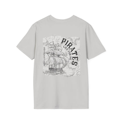 Blackbeard Pirate 'No Quarter, No Mercy' Crewneck Tee