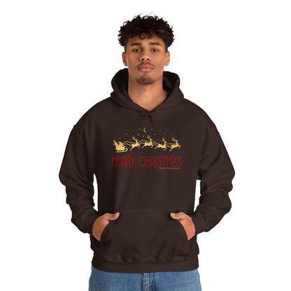 Santa's Sleigh Unisex Heavy Blend™ Hooded Sweatshirt