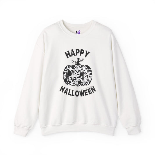 Cow Pumpkin Patch Unisex Crewneck Sweatshirt